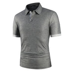 Men's Classic Summer Polo Shirt Lightweight Breathable Comfortable Smart