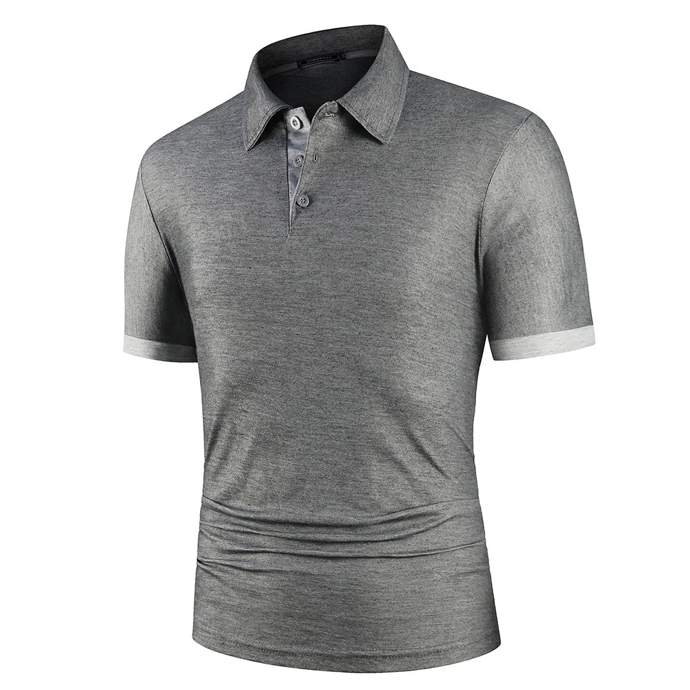 Men's Classic Summer Polo Shirt Lightweight Breathable Comfortable Smart