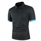 Men's Classic Summer Polo Shirt Lightweight Breathable Comfortable Smart