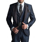 Men's Elegant Three Piece Tailored Occasion Suit Set