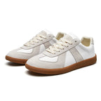 Men's Retro Panel Lace Up Low Top Sneakers