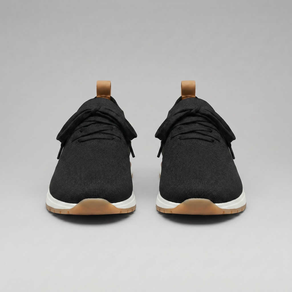 Men's Trainers Knitted Upper Lace Detail Everyday Shoes