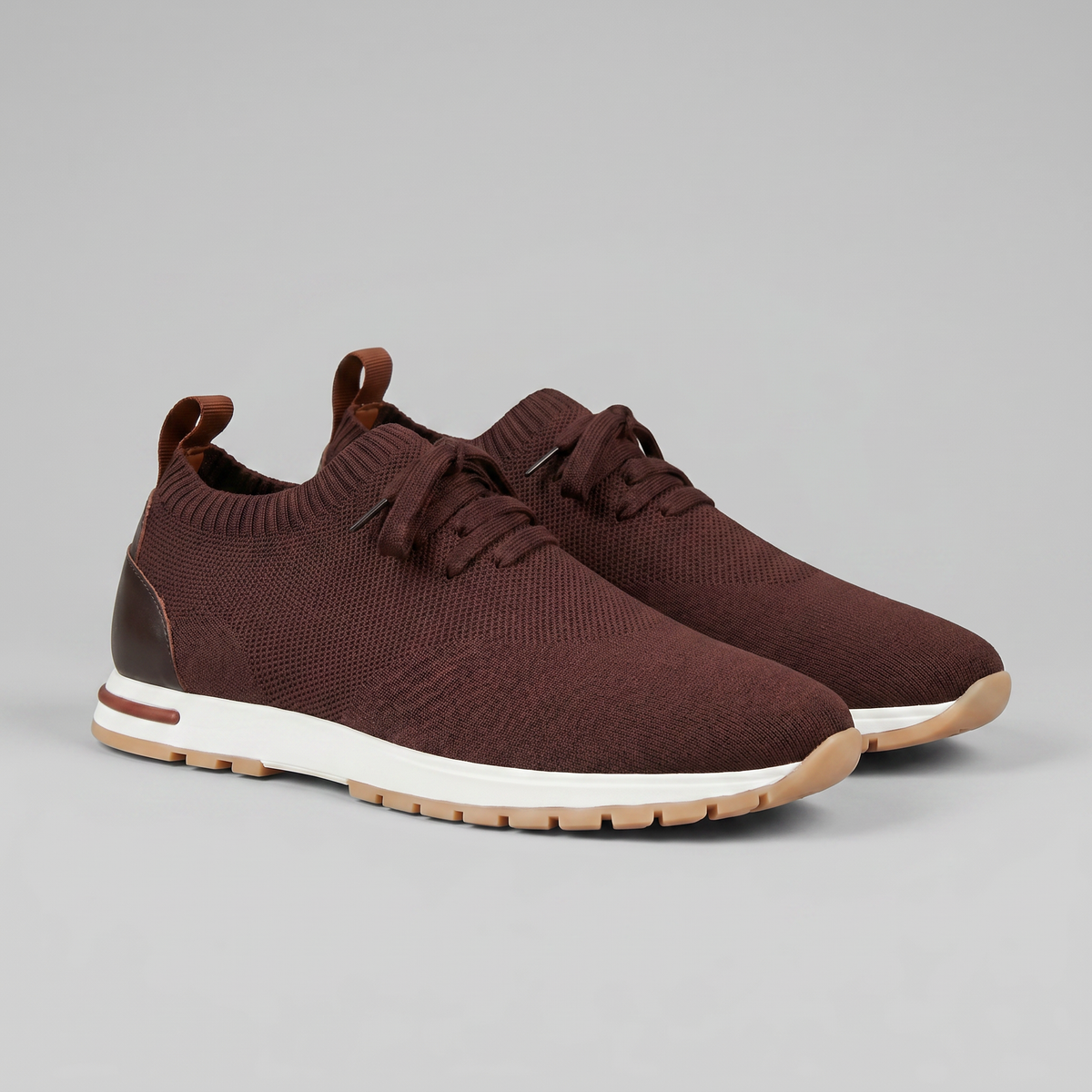 Men's Trainers Knitted Upper Lace Detail Everyday Shoes