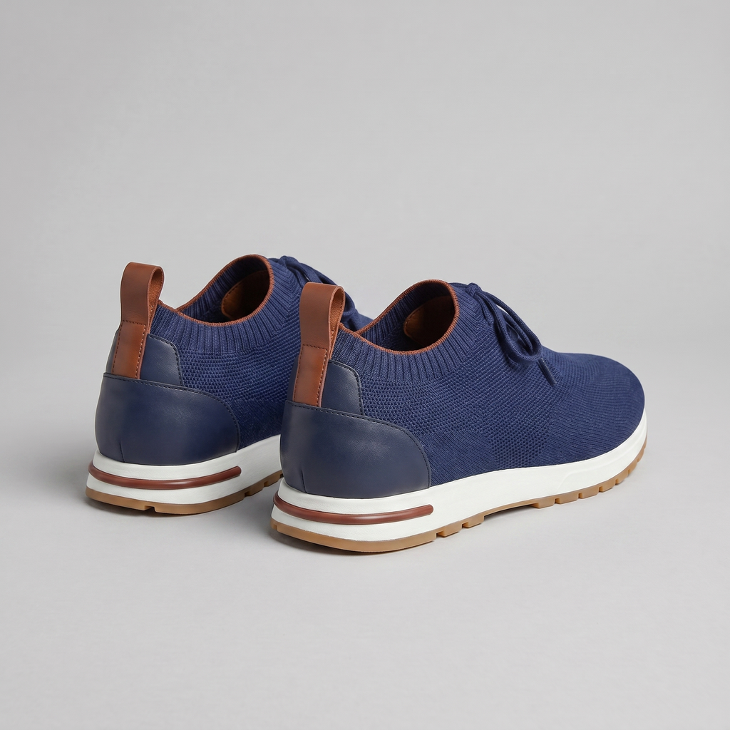 Men's Trainers Knitted Upper Lace Detail Everyday Shoes