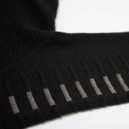 Men's Slim Knit Sweater with Printed Raglan Sleeves