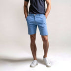 Men's Chino Shorts Elastic Waist Smart Casual Fit