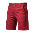 Men's Chino Shorts Elastic Waist Smart Casual Fit