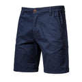 Men's Chino Shorts Elastic Waist Smart Casual Fit