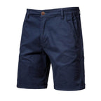 Men's Chino Shorts Elastic Waist Smart Casual Fit