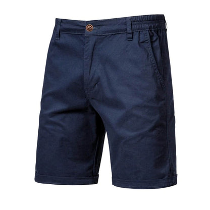 Men's Chino Shorts Elastic Waist Smart Casual Fit