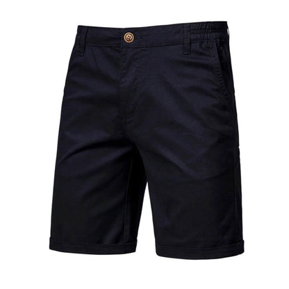 Men's Chino Shorts Elastic Waist Smart Casual Fit