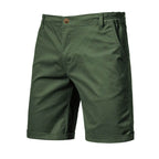 Men's Chino Shorts Elastic Waist Smart Casual Fit