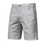 Men's Chino Shorts Elastic Waist Smart Casual Fit