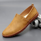 Men's Leather Moccasin Loafers Slip On Shoes for Summer