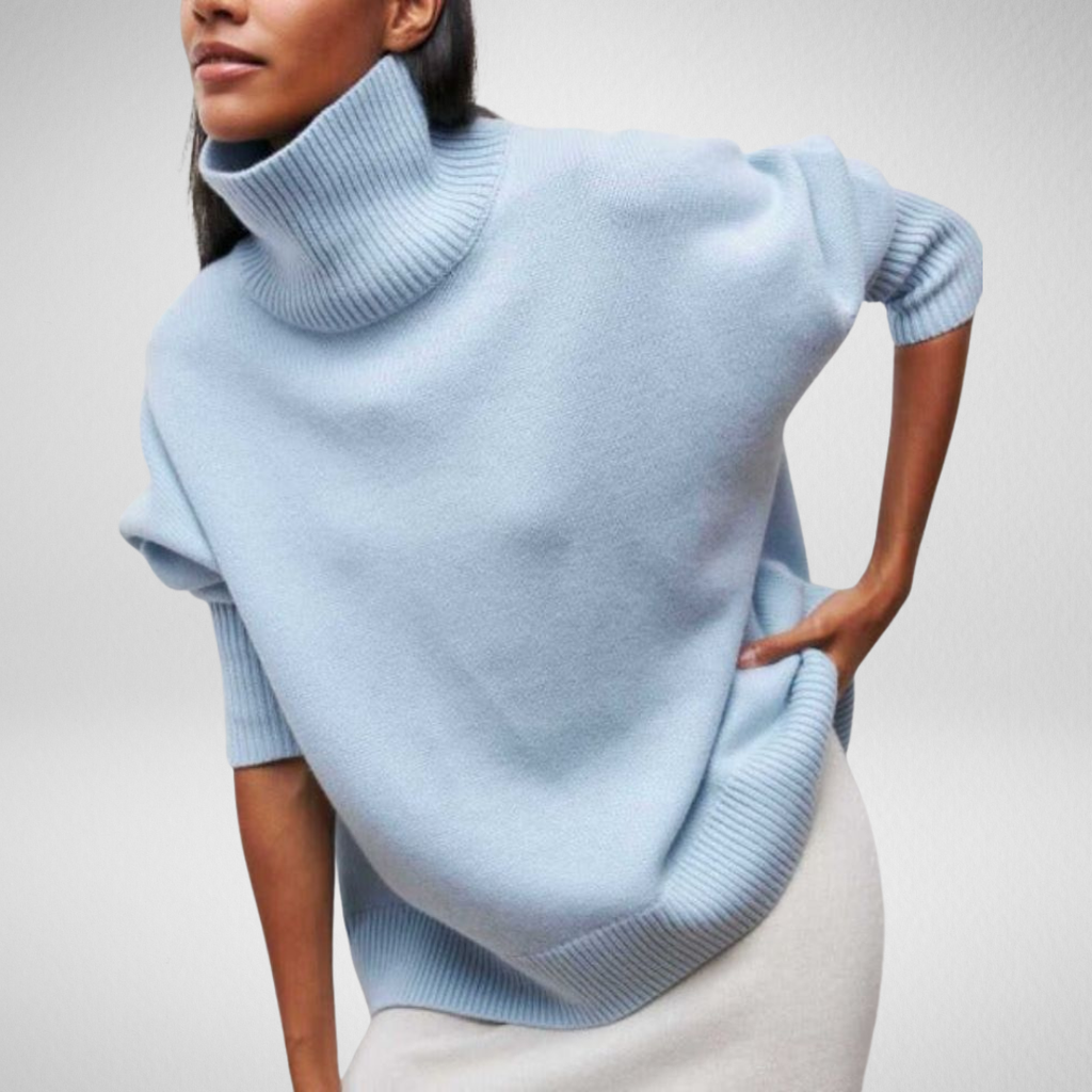 Women's Oversized Turtleneck Sweater