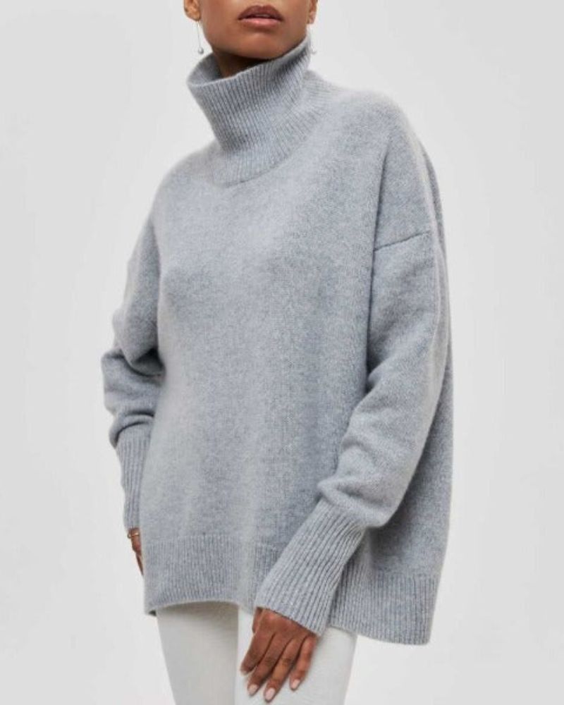 Women's Oversized Turtleneck Sweater