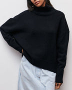Women's Oversized Turtleneck Sweater