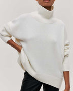 Women's Oversized Turtleneck Sweater