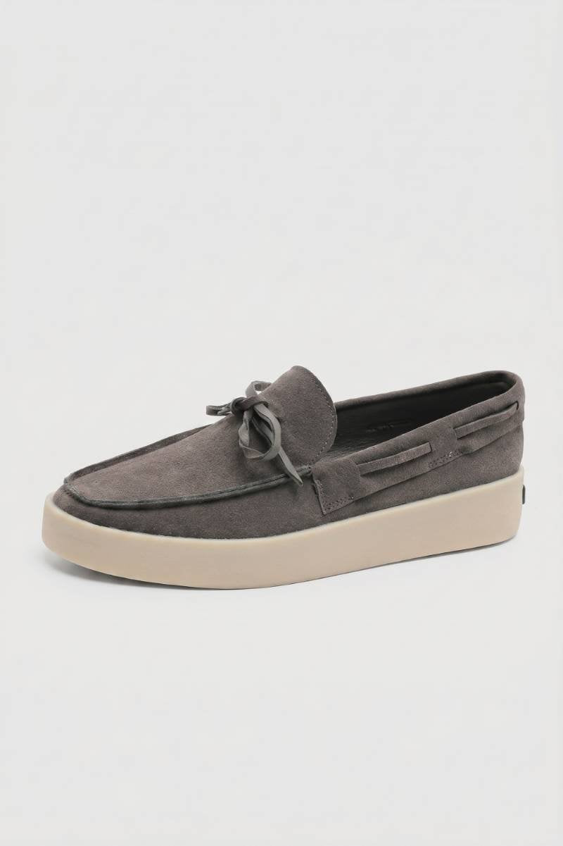 Men's Loafers Lace Detail Platform Slip On Shoes