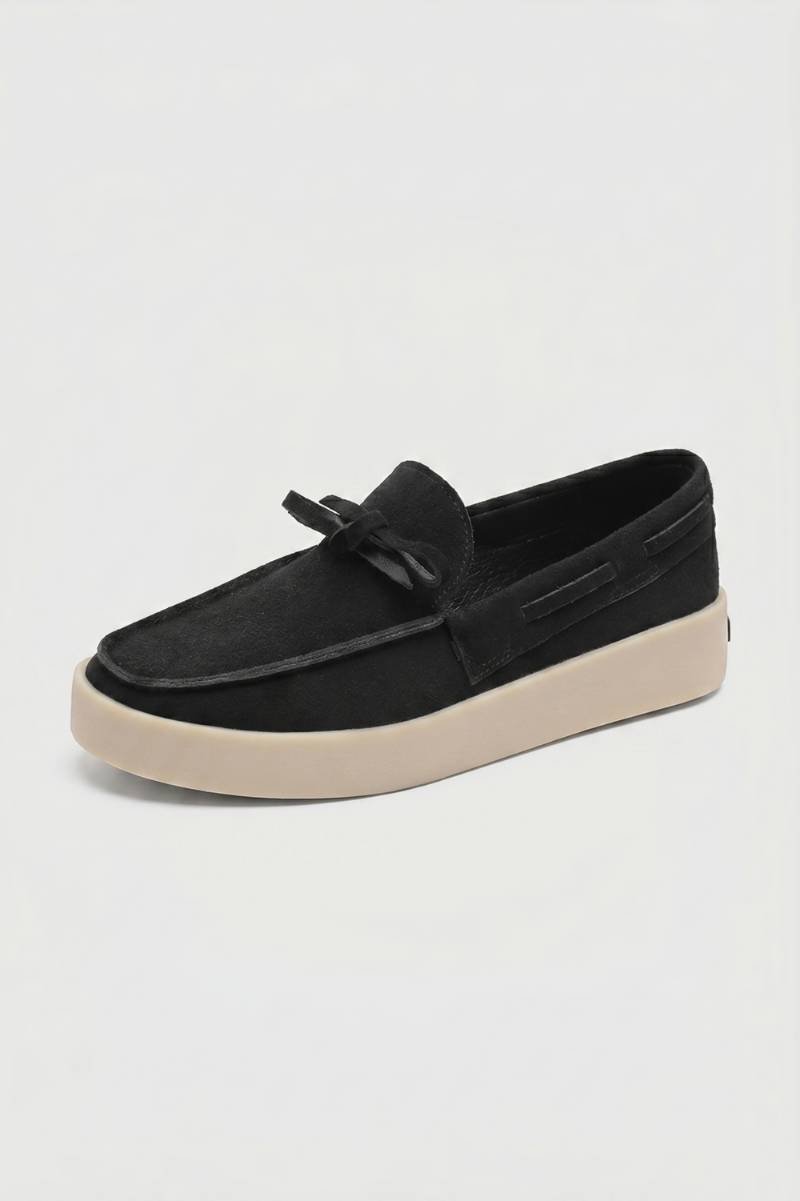Men's Loafers Lace Detail Platform Slip On Shoes