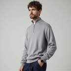 Men's Wool Sweater Warm Comfortable Stylish Versatile Layering Knitwear