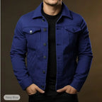 Men's Lightweight Denim Jacket Casual Stylish Everyday Spring Layering