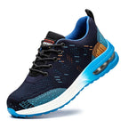 Men's S3 Lace Up Air Cushion Safety Shoes