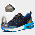 Men's S3 Lace Up Air Cushion Safety Shoes