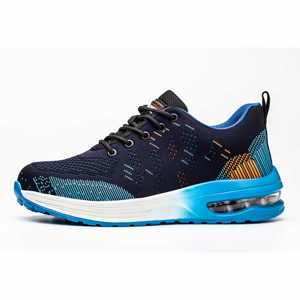 Men's S3 Lace Up Air Cushion Safety Shoes