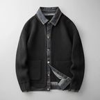 Men's Button Front Knit Cardigan Collared Winter Layer