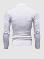 Men's Slim Fit Turtleneck Sweater Minimalist Layer for Autumn