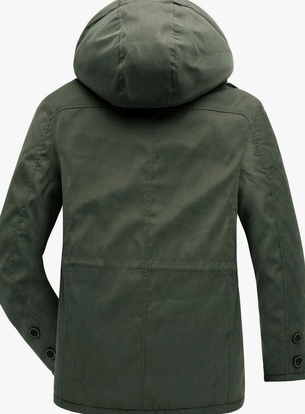 Men's Padded Utility Jacket with Chest Flap and Cargo Pockets