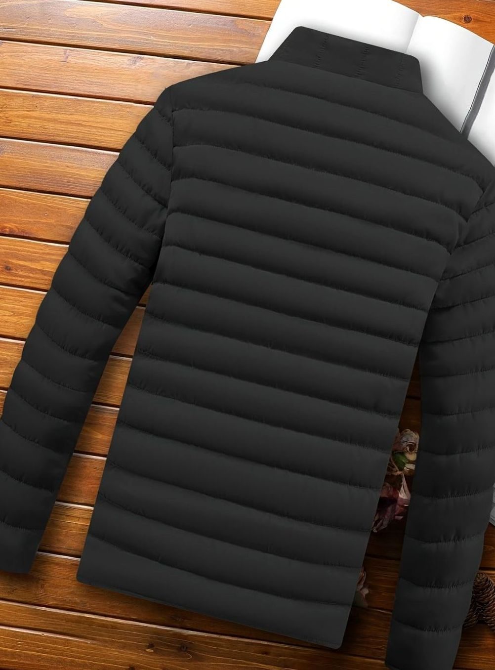 Men's Packable Channel-Quilted Zip Puffer Jacket