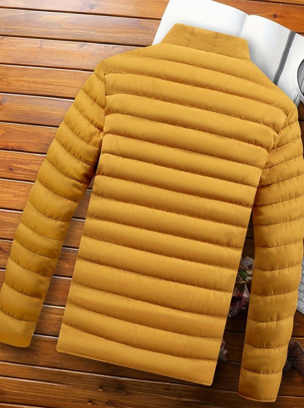 Men's Packable Channel-Quilted Zip Puffer Jacket