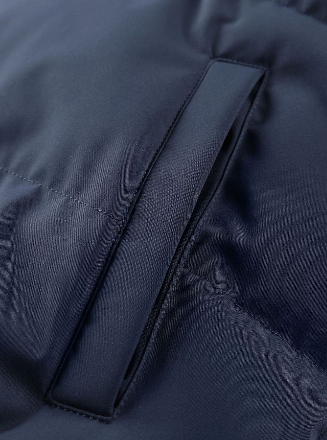 Men's Thick Quilted Winter Jacket with Sleeve Zip Pocket