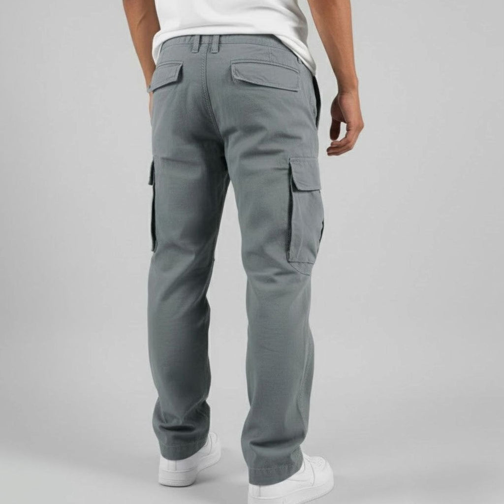 Men's Easy-Fit Urban Cargo Pants with Rear Pockets