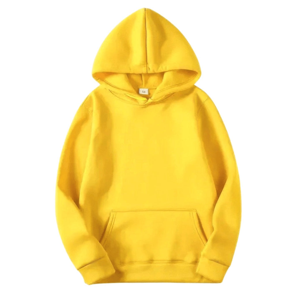 Men's Oversized Hood Plain Pullover Hoodie