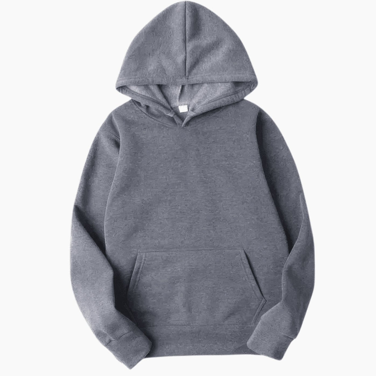 Men's Oversized Hood Plain Pullover Hoodie - Green