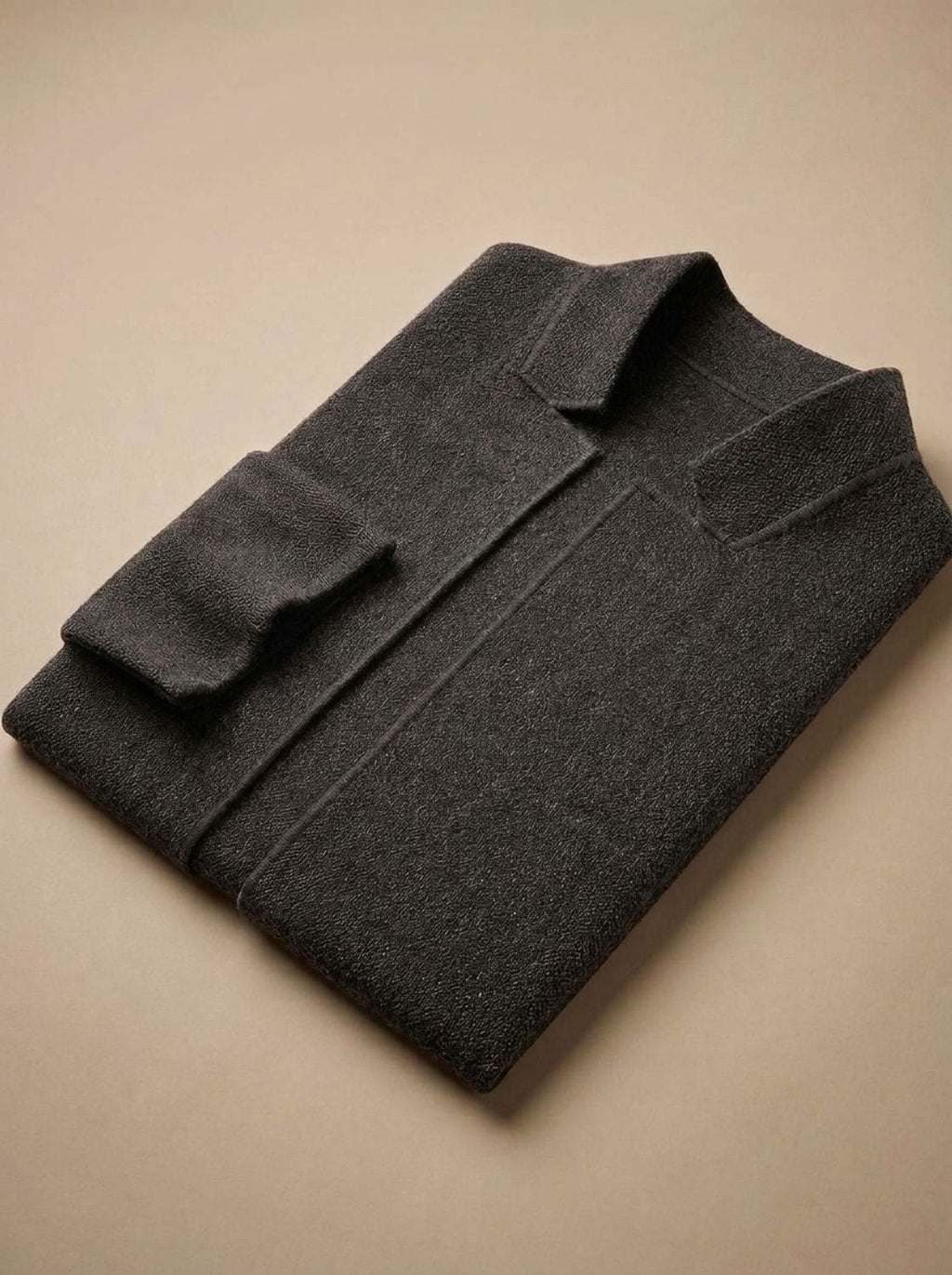 Men's Slim Knit Cardigan with Chest and Hip Pockets