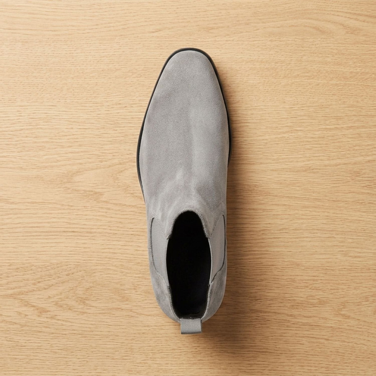 Men's Polished Pull-On Leather Chelsea Boots for Work and Weekends