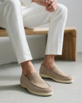 Men's Suede Slip On Loafers Casual Comfort Everyday Shoes