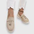 Women's Tassel Detail Loafers Slip-On Flat Everyday Shoes