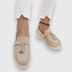 Women's Tassel Detail Loafers Slip-On Flat Everyday Shoes