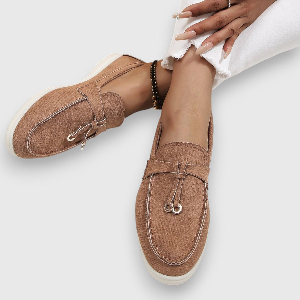 Women's Tassel Detail Loafers Slip-On Flat Everyday Shoes