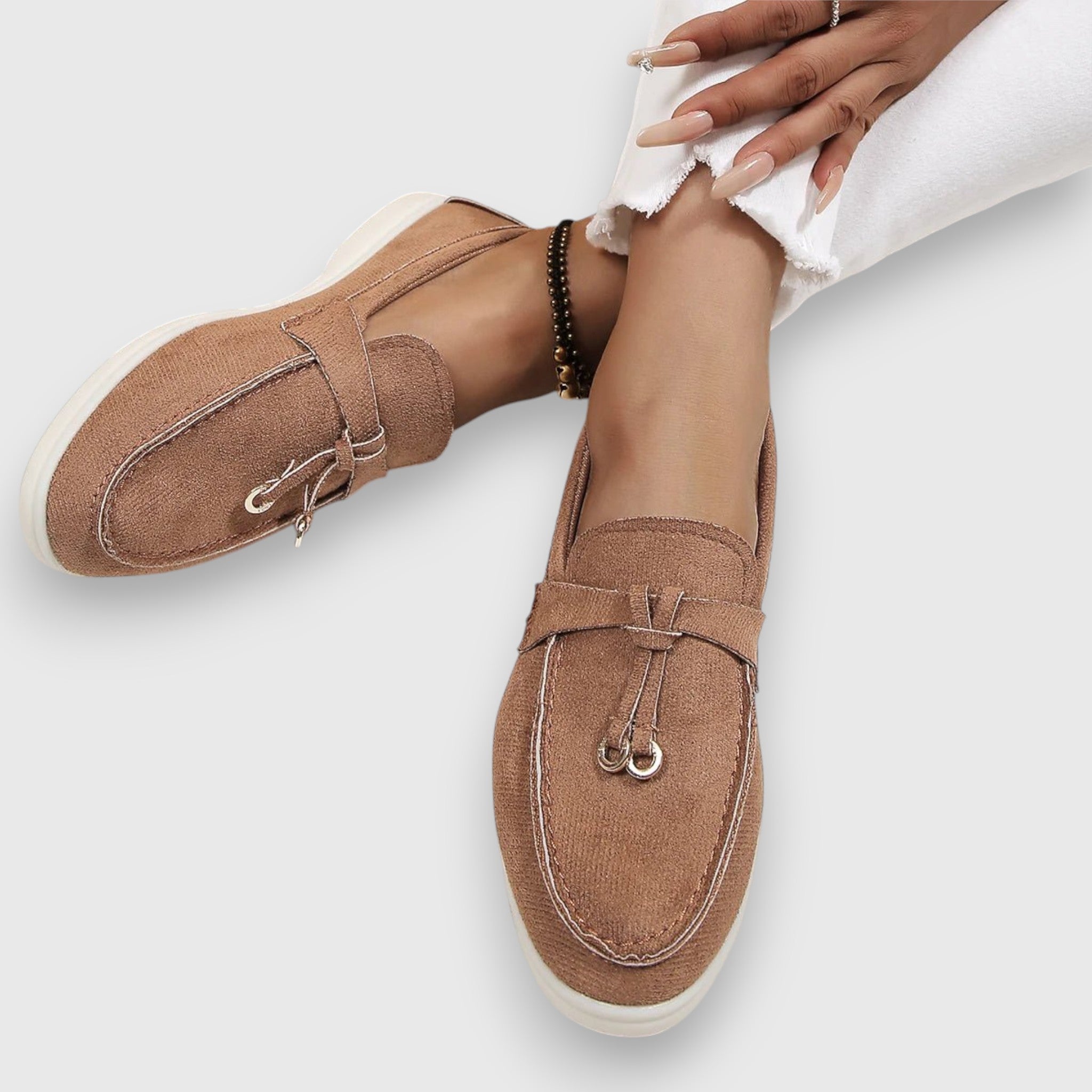 Women's Tassel Detail Loafers Slip-On Flat Everyday Shoes