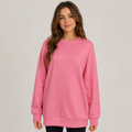 Women's Oversized Textured Sweater – Relaxed Long-Sleeve Style