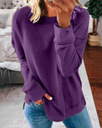 Women's Relaxed Fit Crew Neck Sweatshirt