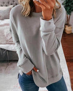 Women's Relaxed Fit Crew Neck Sweatshirt