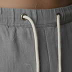 Men's Wide Leg Drawstring Pull On Trousers