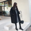 Women's Oversized Wool Blend Trench Coat – Relaxed